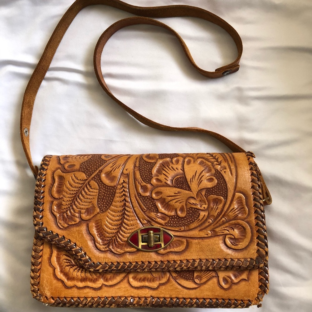 Vintage carved bag